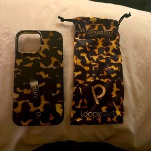 Loopy 12 pro max tortoise phone case